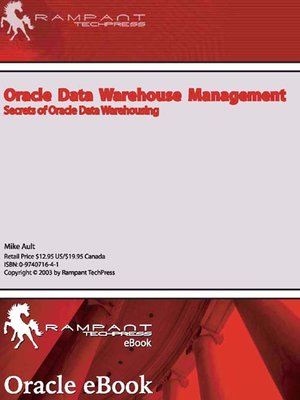 cover image of Oracle Data Warehouse Management